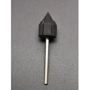 Gummiträger spitz, 13 mm