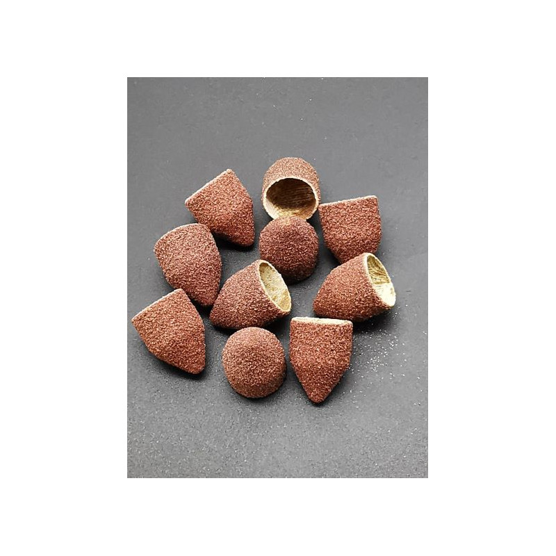 Schleifkappe spitz, 13mm, 10 Stk.