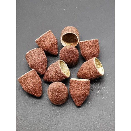 Schleifkappe spitz, 13mm, 10 Stk.