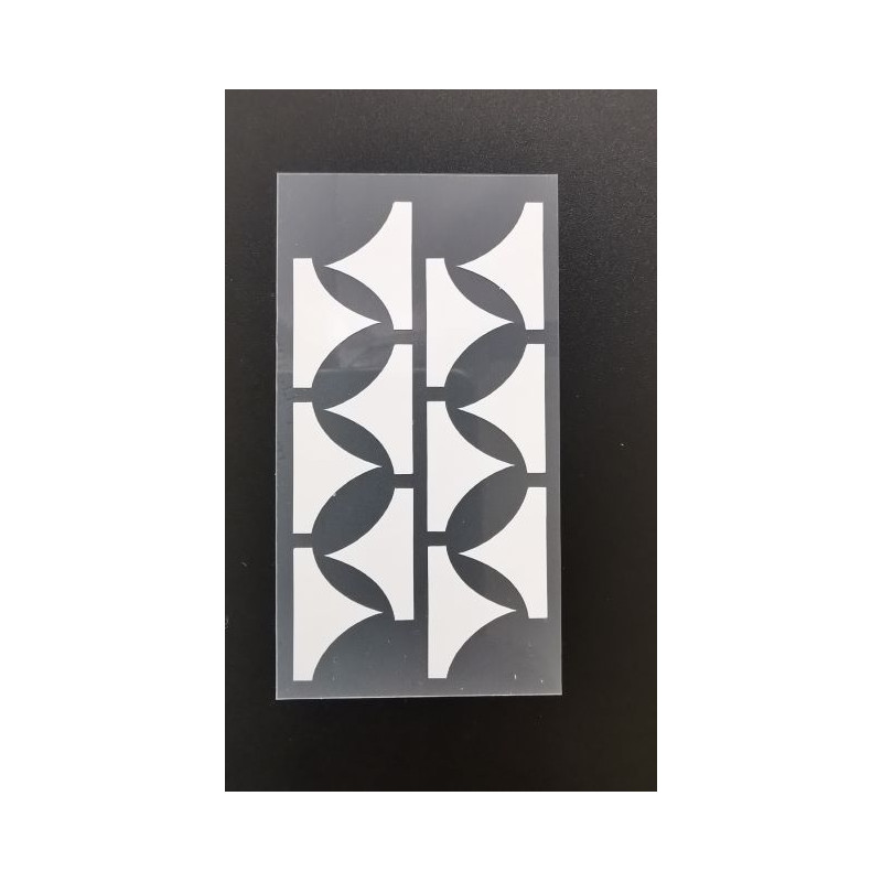 French Schablonen, chevron soft